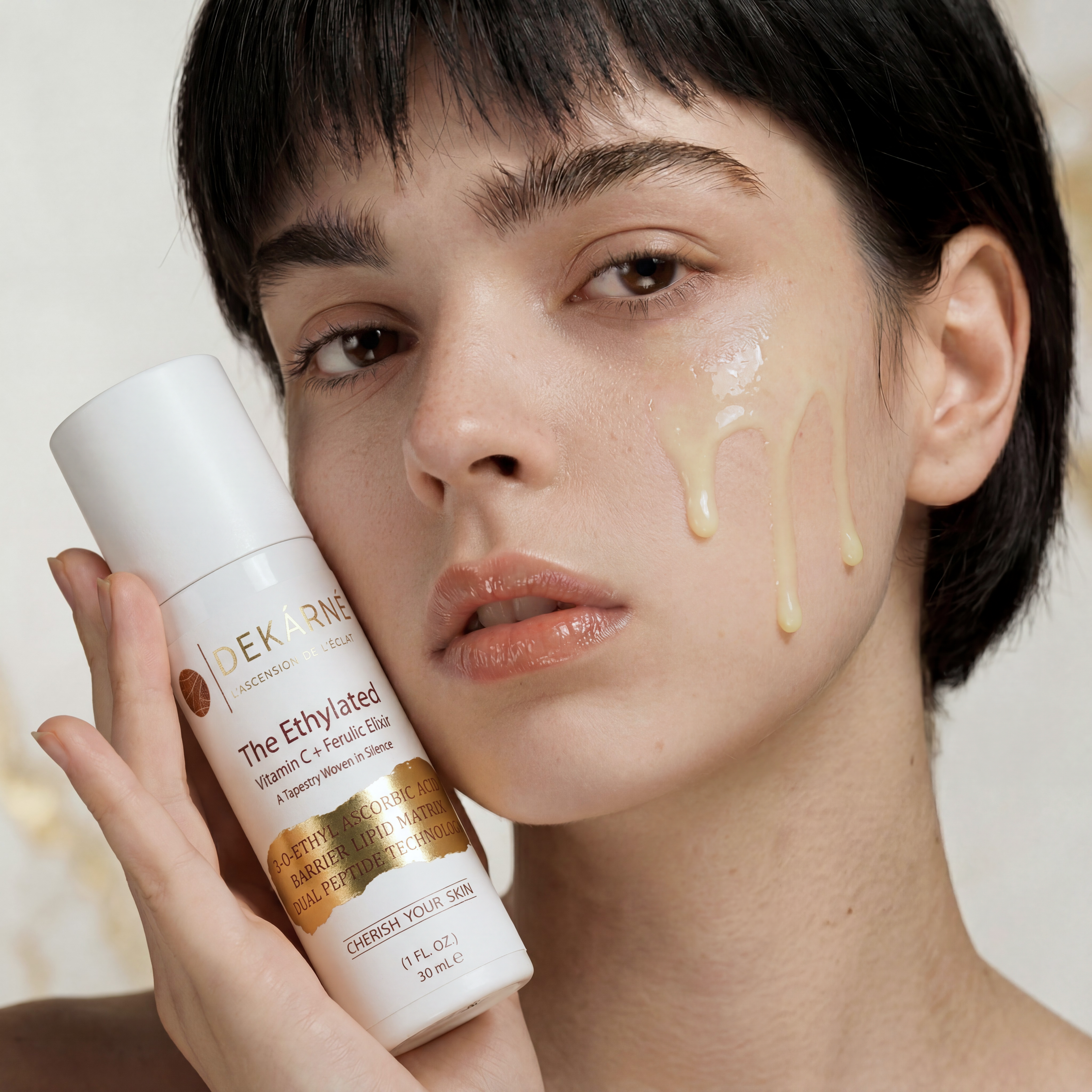 DEKÁRNÉ Ethylated Vitamin C + Ferulic Elixir | Radiance, Reimagined.